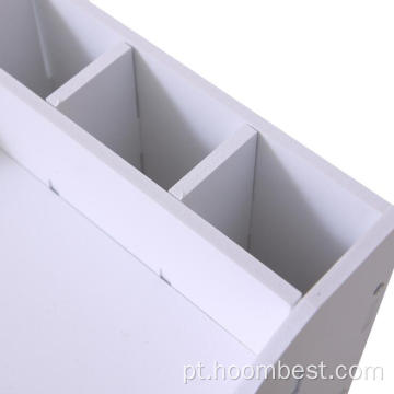 Suporte para livros, organizador de mesa, pasta vertical com lápis